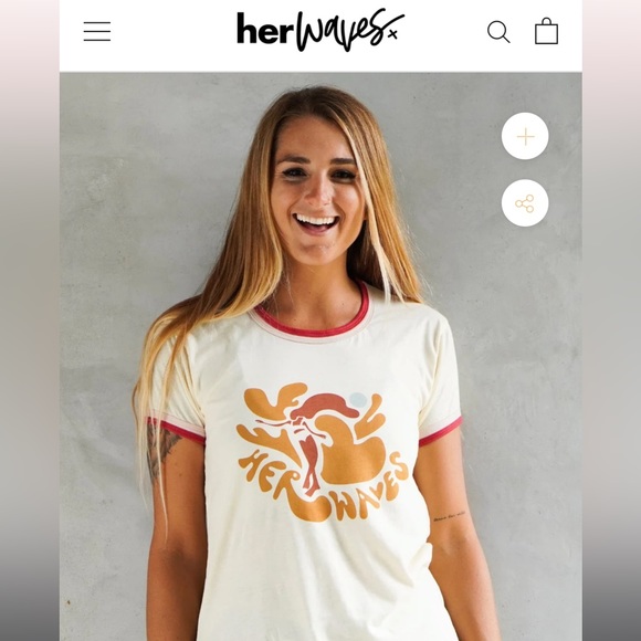 Her waves tshirt - Picture 3 of 6